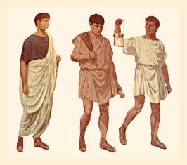 Ancient Roman Attires for Males and Females